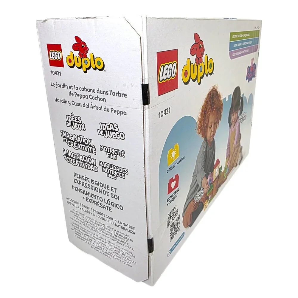 Lego Duplo 10431 Peppa Pig Garden and Tree House 20 pcs Logical Thinking SEALED